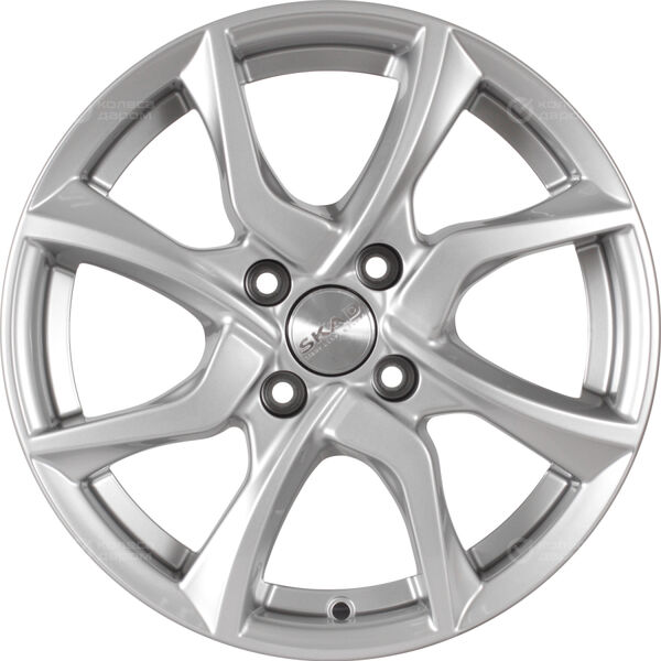 Колесный диск СКАД Тулон  6xR15 4x100 ET38 DIA67.1 серебристый в Казани