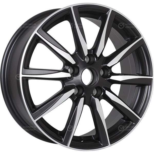 Колесный диск Replay TY48  7xR17 5x114.3 ET35 DIA60.1 черный матовый полностью полированный в Казани