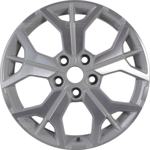 Колесный диск KHOMEN KHW1715 (ZV_17 Tiguan)  7xR17 5x112 ET40 DIA57.1 серебристый полностью полированный в Казани