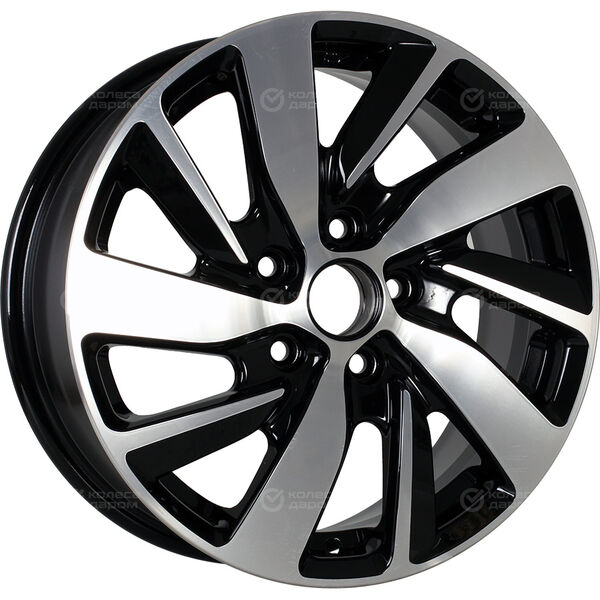 Колесный диск Ifree Реплика КС741 (ZV 16_Soul)  6.5xR16 5x114.3 ET47 DIA67.1 черный глянцевый с полированными элементами лицевой поверхности в Казани