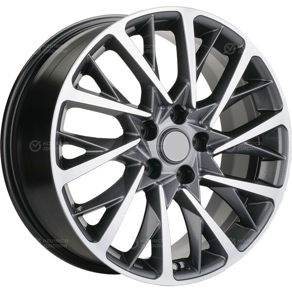 Колесный диск Carwel Оланга 1804  7.5xR18 5x114.3 ET50.5 DIA67.1 серый с полированной лицевой частью в Казани