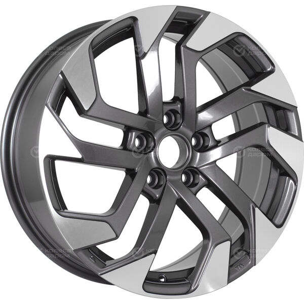 Колесный диск Replay KI236  7xR17 5x114.3 ET48.5 DIA67.1 насыщенный темно-серый полностью полированный в Казани
