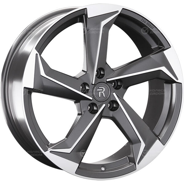 Колесный диск Replay TY384  8xR18 5x114.3 ET50 DIA60.1 темно-серый матовый ,частично полированный в Казани