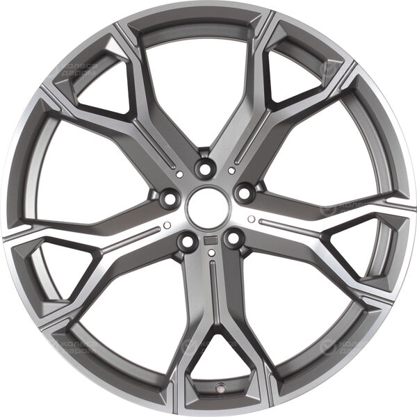 Колесный диск Replay A166  9.5xR21 5x112 ET31 DIA66.6 серый темный с полированной лицевой частью в Казани