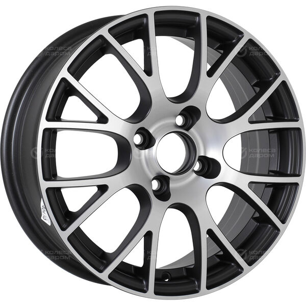 Колесный диск Proma GT  6.5xR16 5x108 ET50 DIA63.4 черный матовый с полировкой в Казани