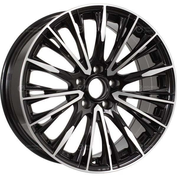 Колесный диск Lizardo XH304  7.5xR18 5x114.3 ET49.5 DIA67.1 черный с алмазной обработкой лицевой части в Казани