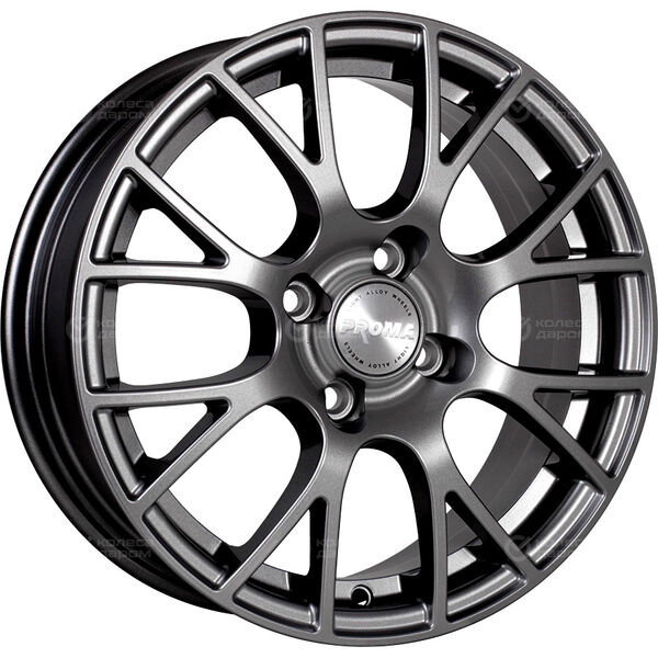 Колесный диск Proma GT  7xR17 5x100 ET46 DIA57.1 темно-серый цвет с перламутровыми оттенками в Казани