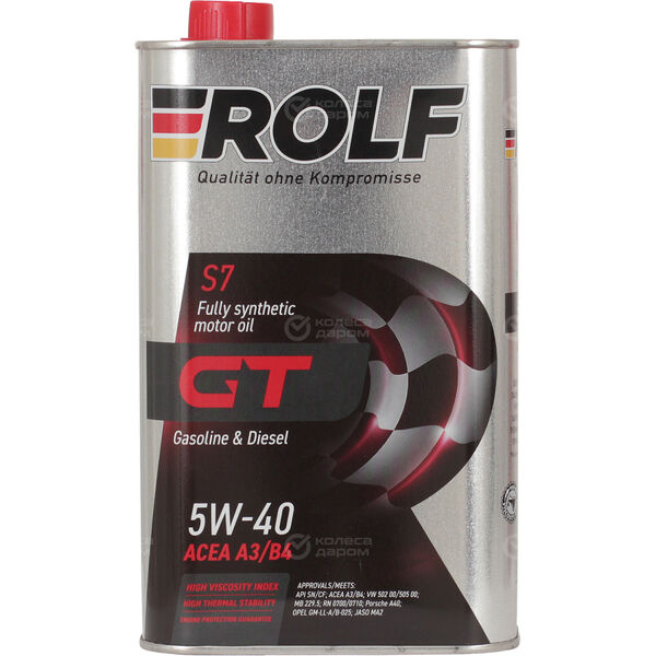 Моторное масло Rolf GT 5W-40, 1 л в Казани