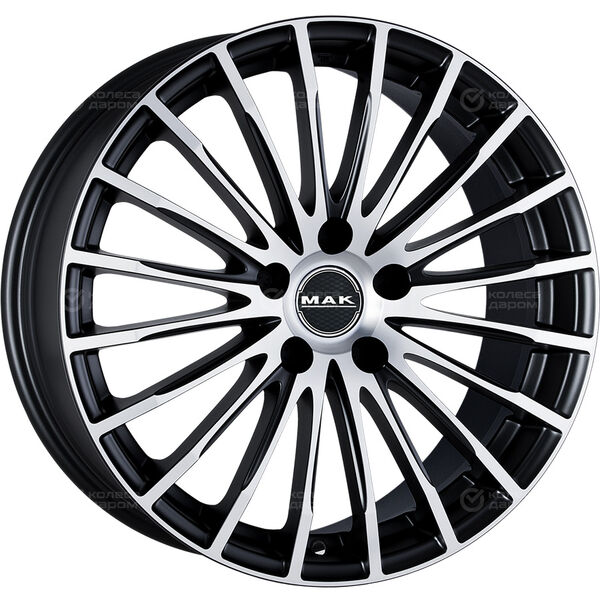 Колесный диск MAK FATALE  7.5xR17 5x114.3 ET40 DIA76 чёрный матовый с полированной лицевой частью в Казани