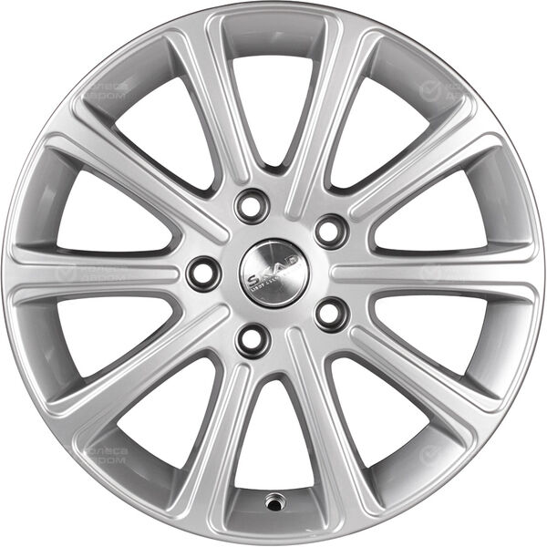 Колесный диск СКАД Милан  6.5xR16 5x112 ET46 DIA57.1 серебристый в Казани