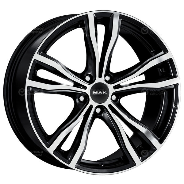 Колесный диск MAK X-Mode  9.5xR21 5x112 ET37 DIA66.6 черный глянцевый с полированной лицевой частью в Казани