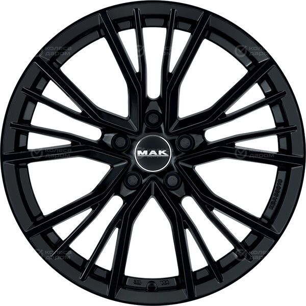 Колесный диск MAK Union  8xR20 5x112 ET45 DIA57.1 чёрный глянцевый в Казани