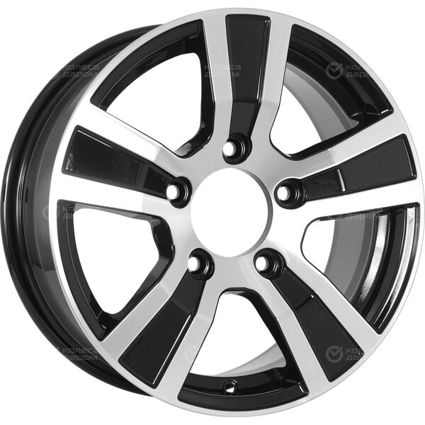 Колесный диск Carwel Дельта 116  6.5xR16 5x139.7 ET40 DIA98.1 алмаз черный в Казани