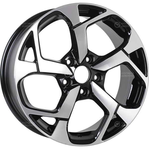 Колесный диск RST R067  7xR17 5x114.3 ET35 DIA67.1 черный с алмазной проточкой в Казани