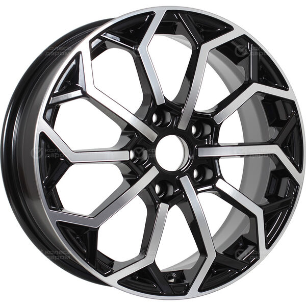 Колесный диск iFree Спейс-Нидл  6.5xR16 5x112 ET46 DIA57.1 чёрный глянцевый с полированной лицевой частью в Казани