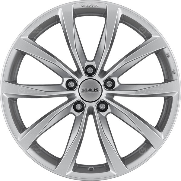 Колесный диск MAK WOLF  7xR17 5x112 ET48 DIA57.1 серебристый в Казани