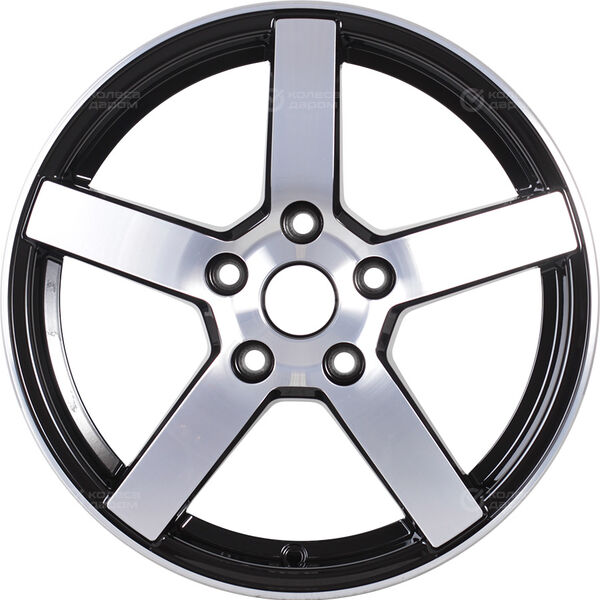 Колесный диск NZ R-02  7xR17 5x108 ET33 DIA60.1 черный полированный в Казани - slider