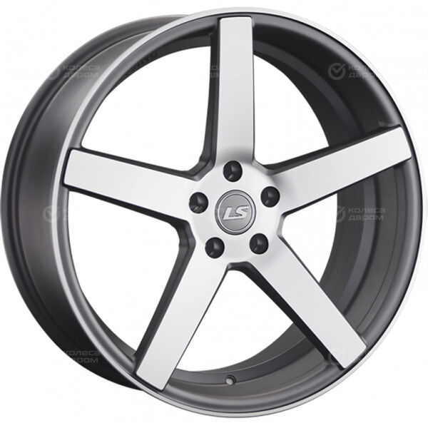 Колесный диск LS LS 742  9xR20 5x112 ET25 DIA66.6 темно-серый матовый ,частично полированный в Казани