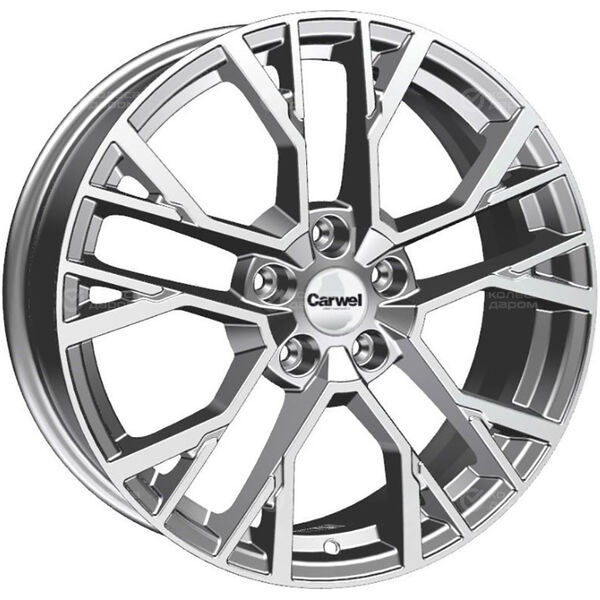 Колесный диск Carwel Камак 1810  7xR18 5x114.3 ET45 DIA60.1 серебристый в Казани