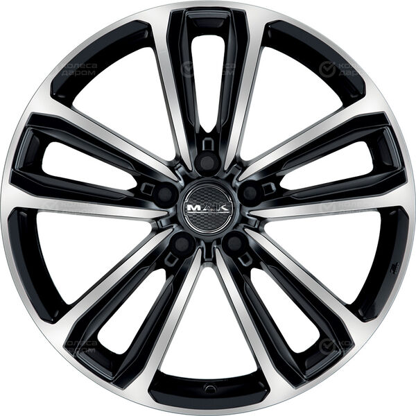 Колесный диск MAK Magma  7xR18 5x114.3 ET45 DIA76 чёрный глянцевый с полированной лицевой частью в Казани