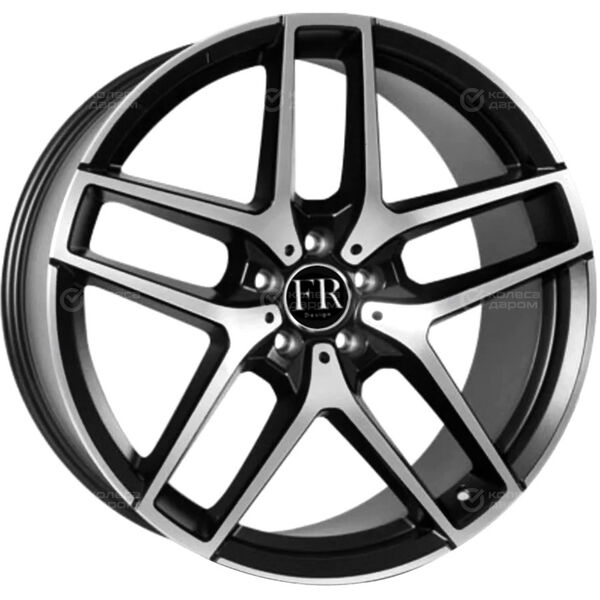 Колесный диск Replica FR MR1018  10xR21 5x112 ET52 DIA66.6 черный с алмазной обработкой лицевой части в Казани