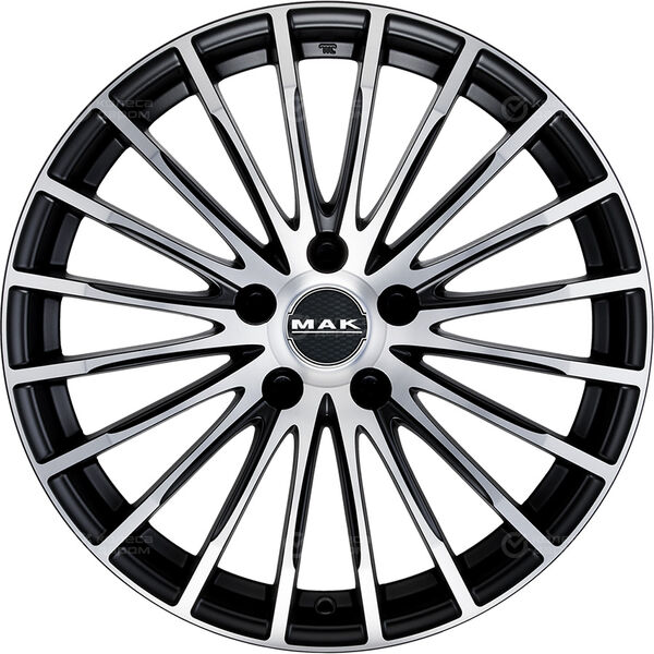 Колесный диск MAK FATALE  7.5xR17 5x114.3 ET40 DIA76 чёрный матовый с полированной лицевой частью в Казани