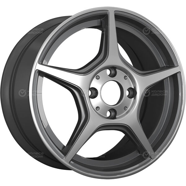 Колесный диск LS 833  7xR16 4x100 ET42 DIA60.1 насыщенный темно-серый полностью полированный в Казани - slider