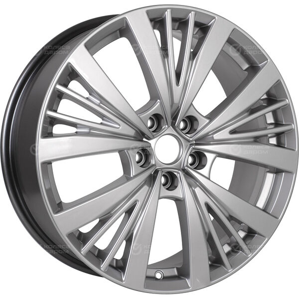 Колесный диск КиК Марвел-оригинал  7.5xR19 5x114.3 ET50.5 DIA67.1 глянцевый серебристый в Казани