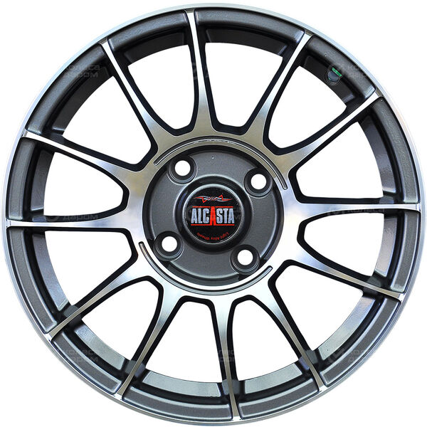 Колесный диск Alcasta M01  6.5xR16 4x100 ET50 DIA60.1 насыщенный темно-серый полностью полированный в Казани