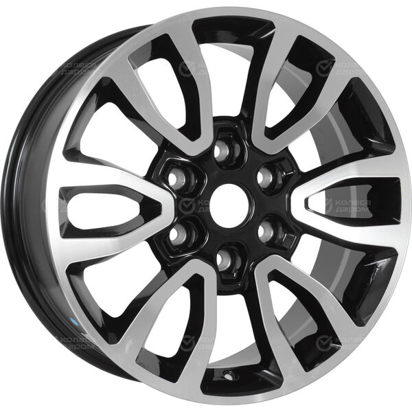 Колесный диск Replay MI180  7.5xR18 6x139.7 ET38 DIA67.1 черный с полированной лицевой стороной в Казани