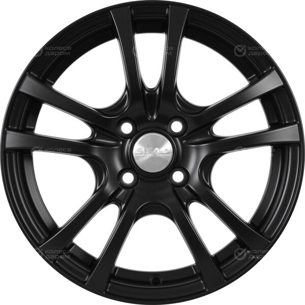 Колесный диск СКАД Дели  6xR15 4x100 ET45 DIA67.1 черный матовый в Казани