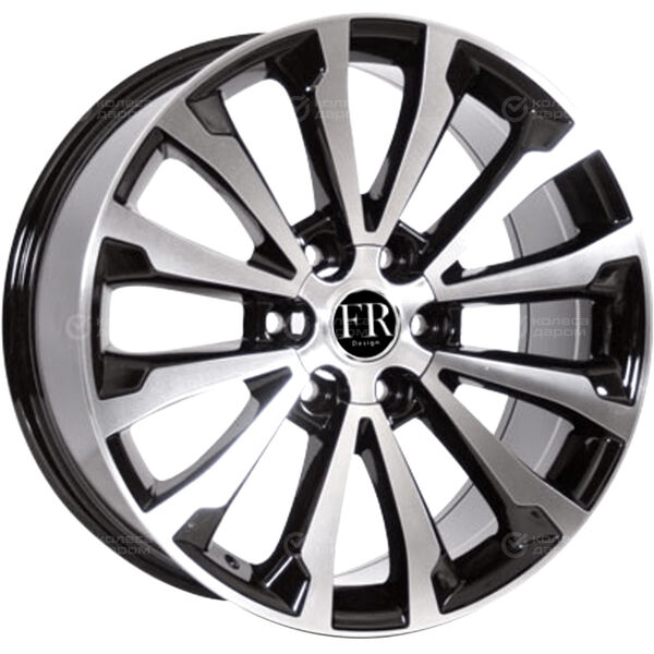 Колесный диск Replica FR TY690  8.5xR20 6x139.7 ET25 DIA106.2 черный с алмазной обработкой лицевой части в Казани