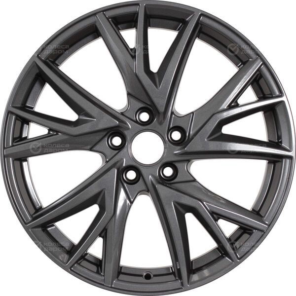 Колесный диск КиК Кайлас  6.5xR18 5x114.3 ET35 DIA67.1 насыщенный темно-серый полностью полированный в Казани