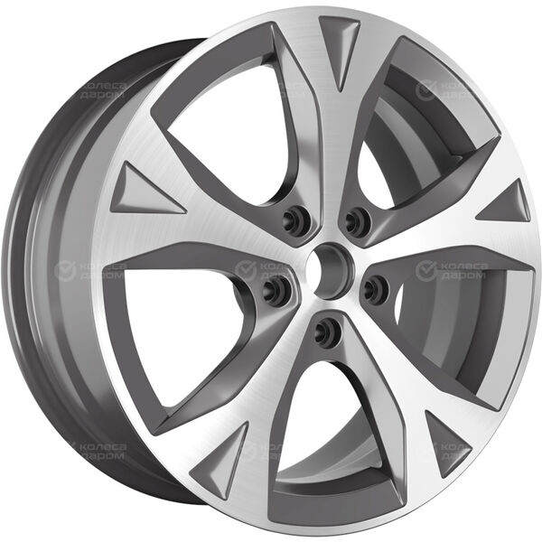 Колесный диск Replay TY214  7.5xR18 5x114.3 ET45 DIA60.1 насыщенный темно-серый полностью полированный в Казани