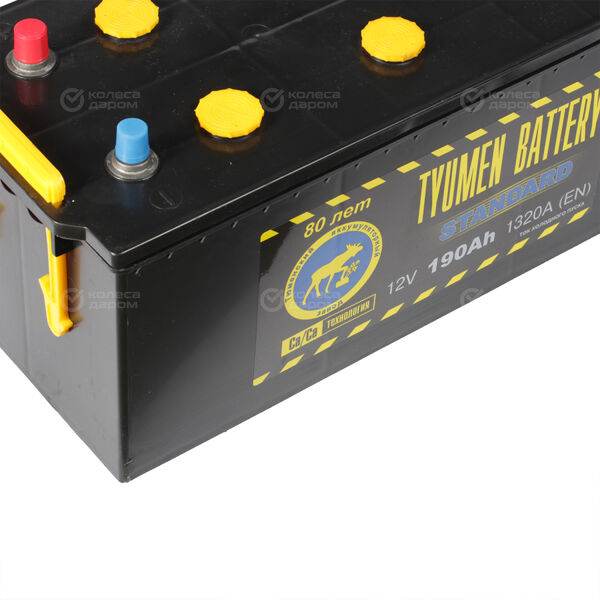 Грузовой аккумулятор Tyumen Battery Standard 190Ач о/п конус в Казани