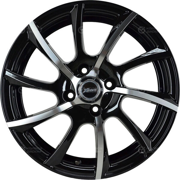 Колесный диск X-Race AF14  6.5xR16 4x100 ET50 DIA60.1 черный полностью полированный в Казани