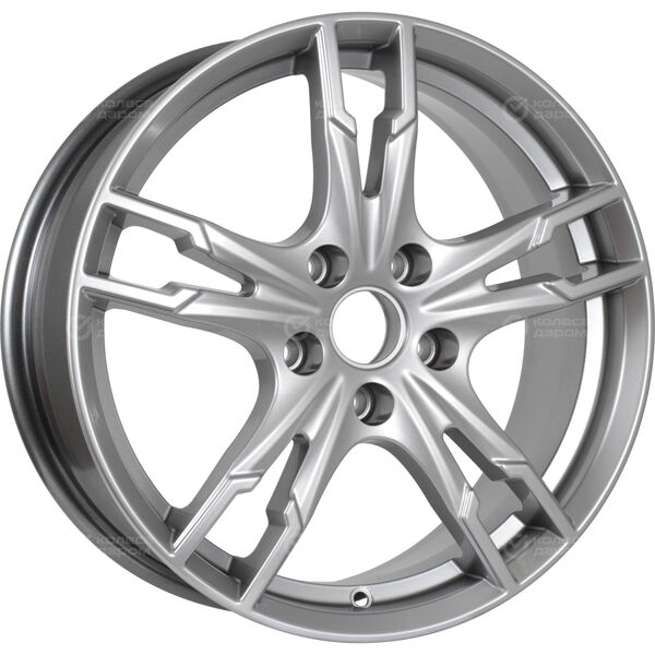 Колесный диск КиК Солар  7xR17 5x114.3 ET47 DIA66.1 глянцевый серебристый в Казани