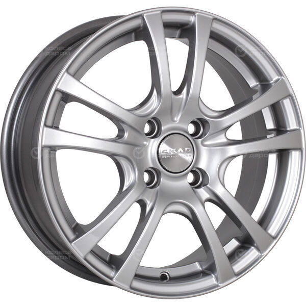 Колесный диск СКАД Дели  6xR15 5x100 ET38 DIA57.1 серебристый в Казани