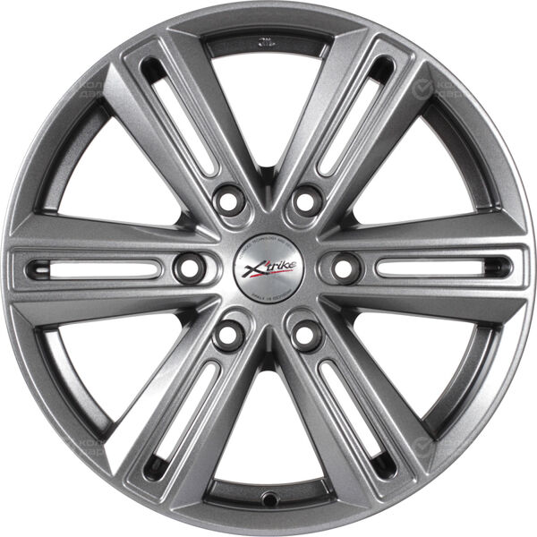 Колесный диск X-trike X124  7.5xR17 6x139.7 ET38 DIA67.1 темно-серебристый в Казани