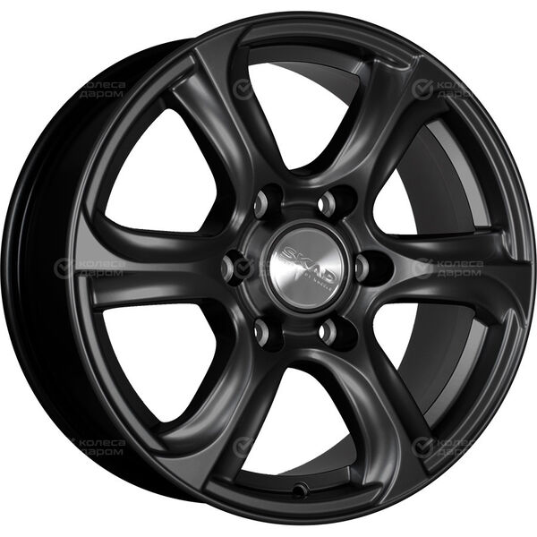 Колесный диск СКАД Скала  7.5xR17 6x139.7 ET30 DIA67.1 черный матовый в Казани